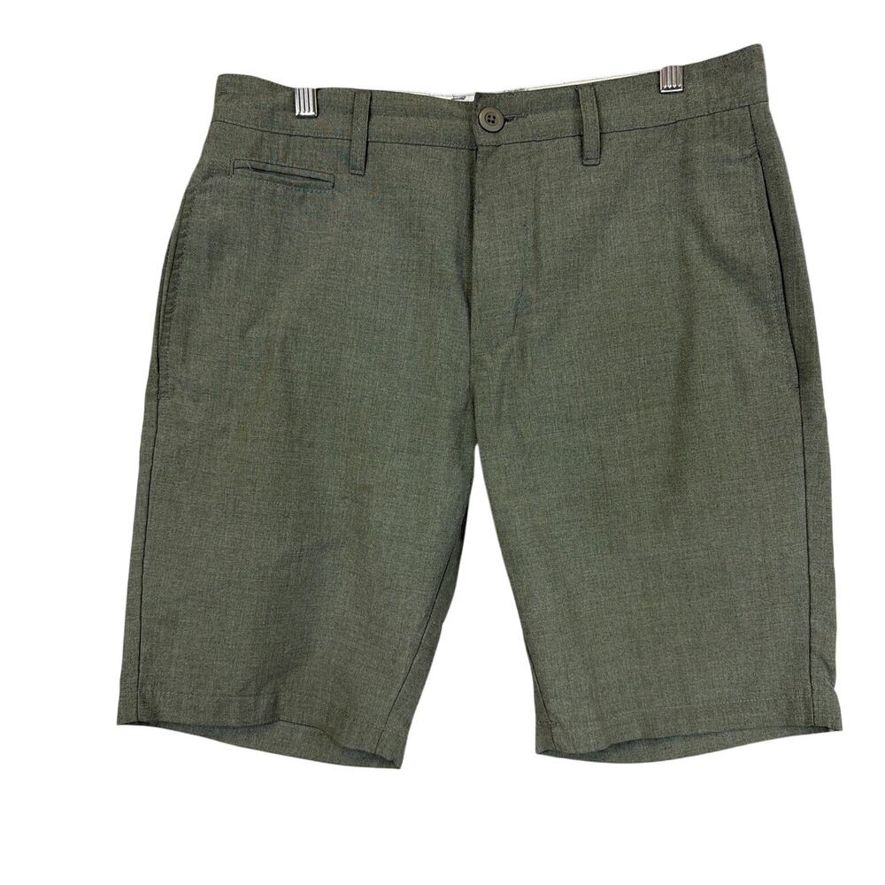 RVCA mens Green Utility Shorts With Pockets Size 31